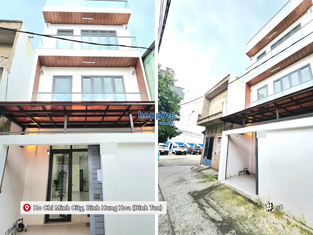 호찌민 빈탄(구) 빈흥호아동, 고급 인테리어 완비 3층 주택 매매